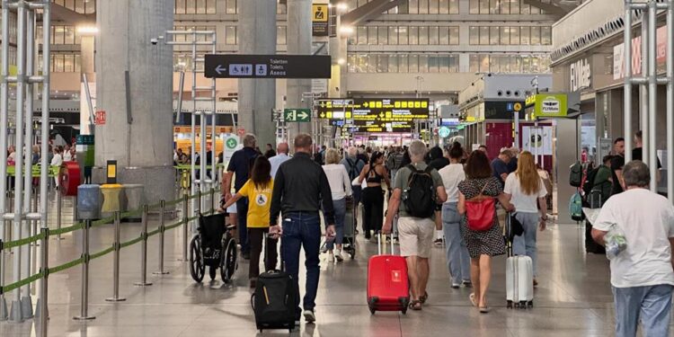 pasajeros aéreos Andalucía Costa del Sol