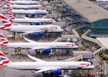 Caos aéreo en Reino Unido