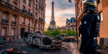 Francia disturbios incendios